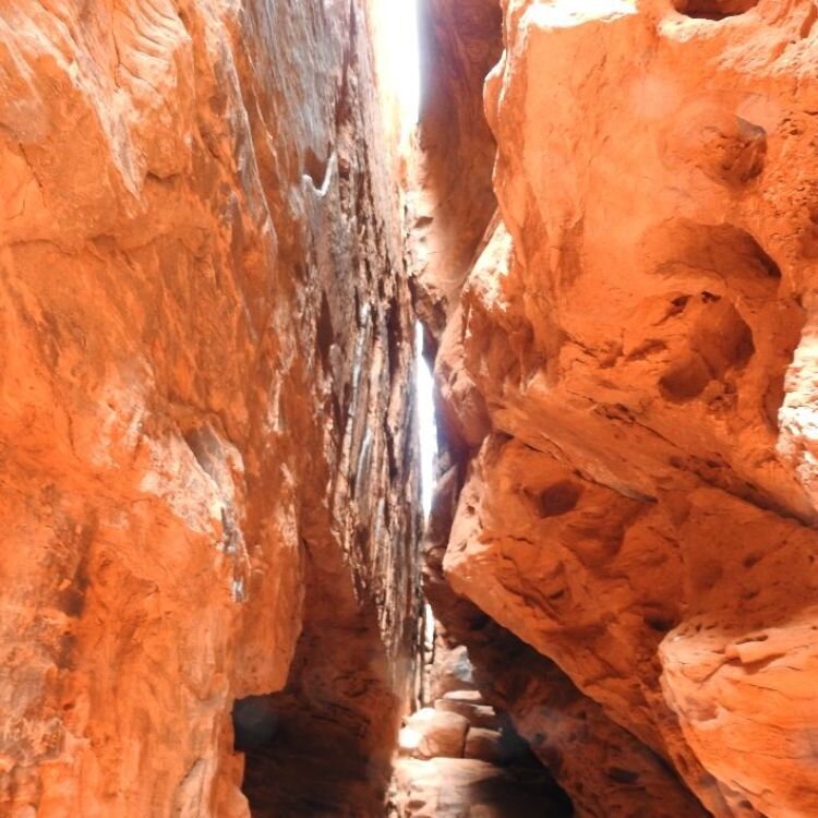 The "slot" canyon near Red Hills Desert Garden  (St. George, Utah)