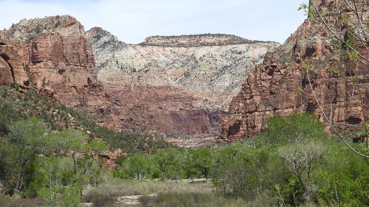 Spring day at Zion National Park, Utah
