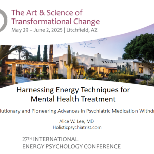 Harnessing Energy Techniques for Mental Health Treatment (Slide and Video Presentation)